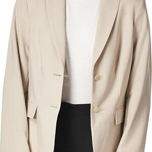 Calvin Klein Two Button Beige Blazer